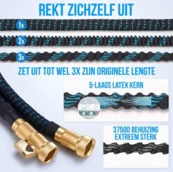 Strex Flexibele Tuinslang 15M Met Sproeikop - Uitrekbaar - Incl. Koppelingen, Ophanghaak & Opbergzak 10 Strex Flexibele Tuinslang 15M Met Sproeikop - Uitrekbaar - Incl. Koppelingen, Ophanghaak & Opbergzak -Tuinwinkel Voor Buitenartikelen 1200x1197 2