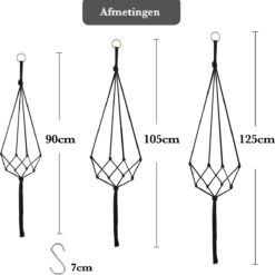 9 Stuks Zwart Macrame Plantenhangers - Boho Handgeweven Katoen Hangpot Voor Binnen/Buiten - Hangende Bloempot Met Kralen - Macramé Touw/Koord Hangplant Houder - Bohemian Wandhanger Decoratie - Plant Hanger - Verticale Tuin Bloempothouder Planthanger 18 9 Stuks Zwart Macrame Plantenhangers - Boho Handgeweven Katoen Hangpot Voor Binnen/Buiten - Hangende Bloempot Met Kralen - Macramé Touw/Koord Hangplant Houder - Bohemian Wandhanger Decoratie - Plant Hanger - Verticale Tuin Bloempothouder Planthanger -Tuinwinkel Voor Buitenartikelen 1200x1198 24