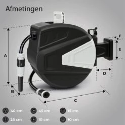 Sens Design Slanghaspel - Tuinslang Haspel - Automatisch - Zwart - 30m 11 Sens Design Slanghaspel - Tuinslang Haspel - Automatisch - Zwart - 30m -Tuinwinkel Voor Buitenartikelen 1200x1199 4