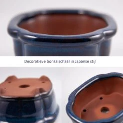 Happy Seed Keramieken Bonsai Pot (schaal) - Marine Blauw - Geglazuurd -Tuinwinkel Voor Buitenartikelen 1200x1200 1003