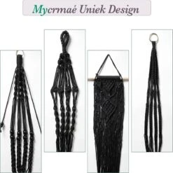 4 Stuks Luxe Macrame Plantenhangers - Boho Handgeweven Katoen Hangpot Voor Binnen/Buiten - Hangende Bloempot Met Kralen - Macramé Touw/Koord Hangplant Houder - Bohemian Wandhanger Decoratie - Plant Hanger - Verticale Tuin Bloempothouder Planthanger 9 4 Stuks Luxe Macrame Plantenhangers - Boho Handgeweven Katoen Hangpot Voor Binnen/Buiten - Hangende Bloempot Met Kralen - Macramé Touw/Koord Hangplant Houder - Bohemian Wandhanger Decoratie - Plant Hanger - Verticale Tuin Bloempothouder Planthanger -Tuinwinkel Voor Buitenartikelen 1200x1200 1018
