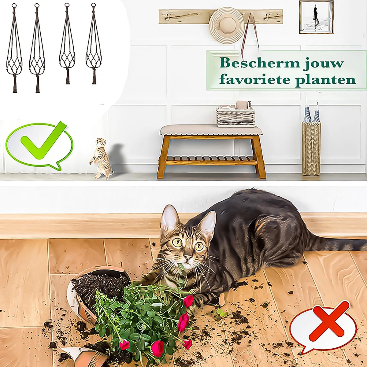 9 Stuks Zwart Macrame Plantenhangers - Boho Handgeweven Katoen Hangpot Voor Binnen/Buiten - Hangende Bloempot Met Kralen - Macramé Touw/Koord Hangplant Houder - Bohemian Wandhanger Decoratie - Plant Hanger - Verticale Tuin Bloempothouder Planthanger 6 9 Stuks Zwart Macrame Plantenhangers - Boho Handgeweven Katoen Hangpot Voor Binnen/Buiten - Hangende Bloempot Met Kralen - Macramé Touw/Koord Hangplant Houder - Bohemian Wandhanger Decoratie - Plant Hanger - Verticale Tuin Bloempothouder Planthanger - Afbeelding 6