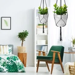 9 Stuks Zwart Macrame Plantenhangers - Boho Handgeweven Katoen Hangpot Voor Binnen/Buiten - Hangende Bloempot Met Kralen - Macramé Touw/Koord Hangplant Houder - Bohemian Wandhanger Decoratie - Plant Hanger - Verticale Tuin Bloempothouder Planthanger 16 9 Stuks Zwart Macrame Plantenhangers - Boho Handgeweven Katoen Hangpot Voor Binnen/Buiten - Hangende Bloempot Met Kralen - Macramé Touw/Koord Hangplant Houder - Bohemian Wandhanger Decoratie - Plant Hanger - Verticale Tuin Bloempothouder Planthanger -Tuinwinkel Voor Buitenartikelen 1200x1200 1095