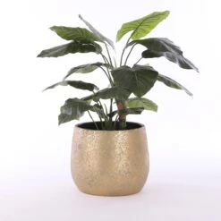 Mica Decorations Clemente Bloempot - H31 X Ø38 Cm - Terracotta - Goud 12 Mica Decorations Clemente Bloempot - H31 X Ø38 Cm - Terracotta - Goud -Tuinwinkel Voor Buitenartikelen 1200x1200 1178