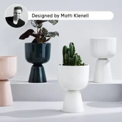 Iittala Nappula - Bloempot - Bloempotten Voor Binnen En Buiten - Plantenpotten - Wit - 230 X 155 Mm - 1 Stuk -Tuinwinkel Voor Buitenartikelen 1200x1200 1180