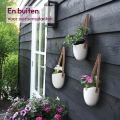 Gadgy Plantenhanger Keramiek - Set Van 3 - Hangpot Van Wit Steen - Hangende Bloempot Plantenpot - Met 3 Verschillende Koorden - 12x11x9.5CM 11 Gadgy Plantenhanger Keramiek - Set Van 3 - Hangpot Van Wit Steen - Hangende Bloempot Plantenpot - Met 3 Verschillende Koorden - 12x11x9.5CM -Tuinwinkel Voor Buitenartikelen 1200x1200 1188