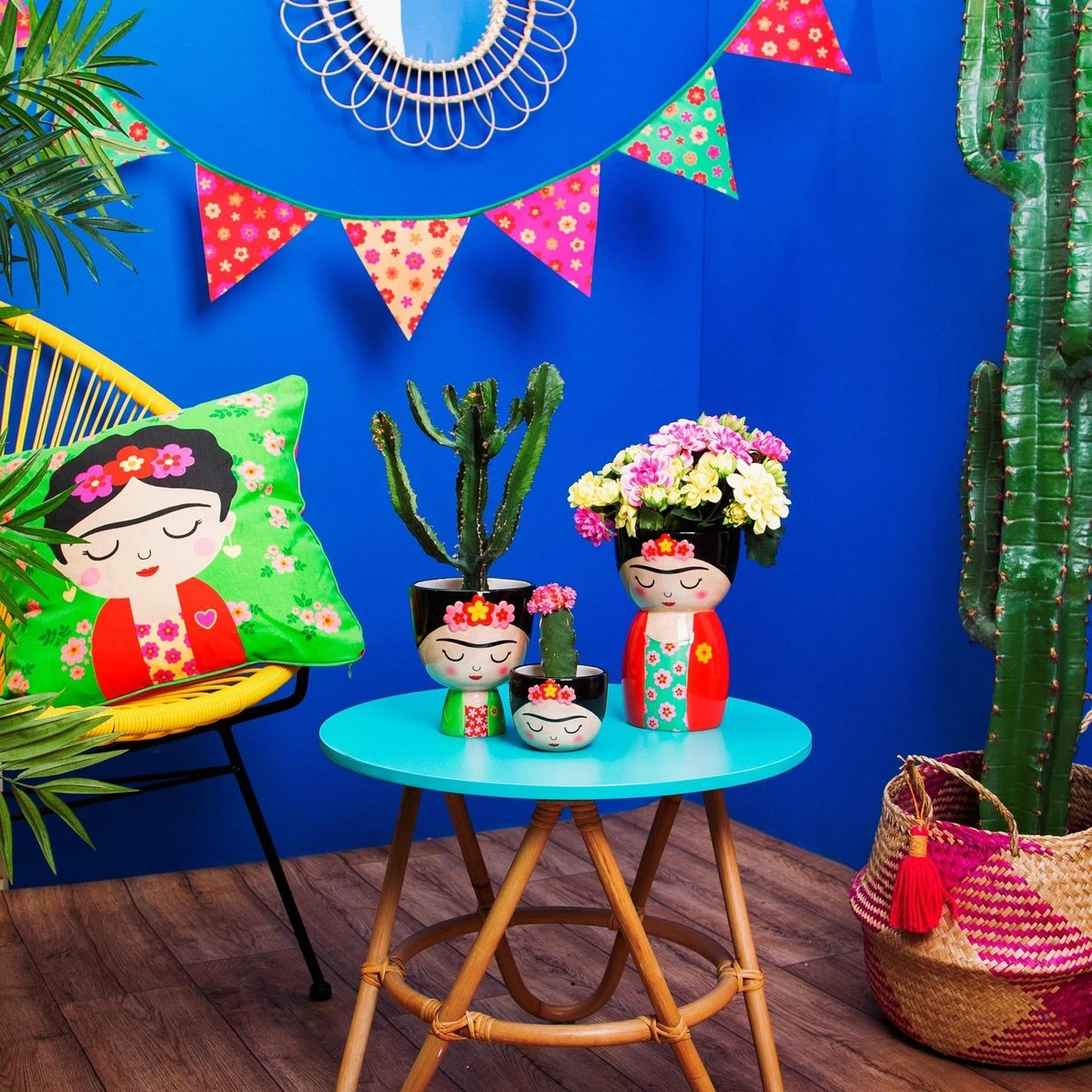 Frida Kahlo Kleine Bloempot - Sass & Belle 3 Frida Kahlo Kleine Bloempot - Sass & Belle - Afbeelding 3