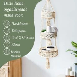 Macramé 3-Laags Hangende Fruitmand - Bohemian Mand Plantenhanger - Handgemaakt Katoen Touw Fruitschaal Hangmand - Boho Ophangbaar Etagere - Decoratieve Fruit Schaal/Basket - Opbergmand Organizer - Keuken/Balkon Decoratie - Hangpot Voor Binnen/Buiten 9 Macramé 3-Laags Hangende Fruitmand - Bohemian Mand Plantenhanger - Handgemaakt Katoen Touw Fruitschaal Hangmand - Boho Ophangbaar Etagere - Decoratieve Fruit Schaal/Basket - Opbergmand Organizer - Keuken/Balkon Decoratie - Hangpot Voor Binnen/Buiten -Tuinwinkel Voor Buitenartikelen 1200x1200 1247