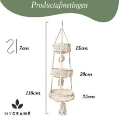Macramé 3-Laags Hangende Fruitmand - Bohemian Mand Plantenhanger - Handgemaakt Katoen Touw Fruitschaal Hangmand - Boho Ophangbaar Etagere - Decoratieve Fruit Schaal/Basket - Opbergmand Organizer - Keuken/Balkon Decoratie - Hangpot Voor Binnen/Buiten 13 Macramé 3-Laags Hangende Fruitmand - Bohemian Mand Plantenhanger - Handgemaakt Katoen Touw Fruitschaal Hangmand - Boho Ophangbaar Etagere - Decoratieve Fruit Schaal/Basket - Opbergmand Organizer - Keuken/Balkon Decoratie - Hangpot Voor Binnen/Buiten -Tuinwinkel Voor Buitenartikelen 1200x1200 1251