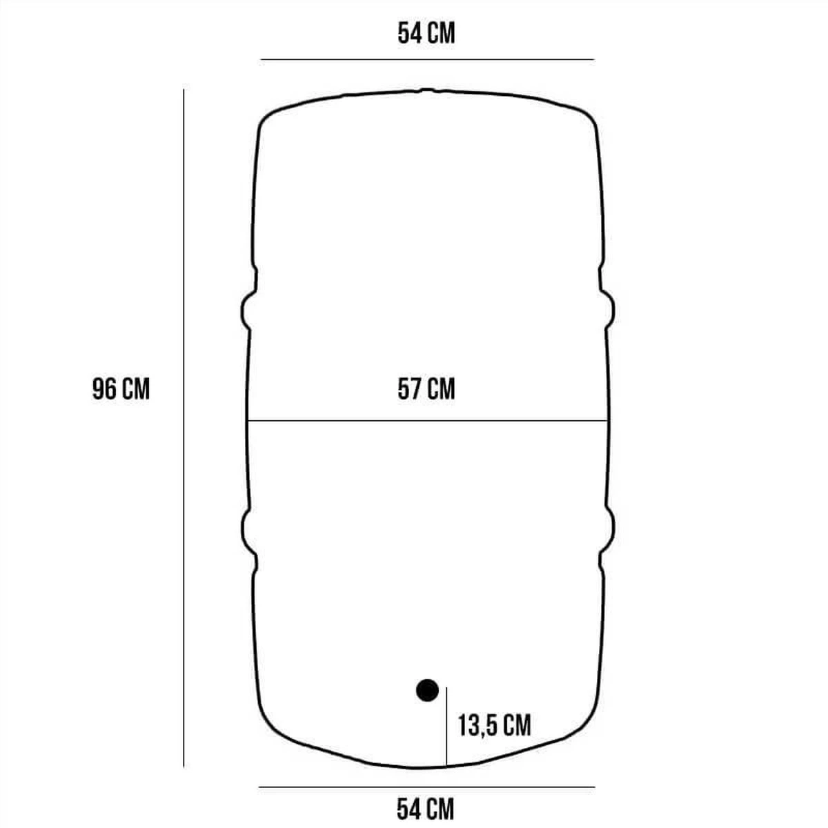 Harcostar Regenton 227 Liter - Groen 6 Harcostar Regenton 227 Liter - Groen - Afbeelding 6