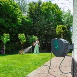 VONROC Automatische Slanghaspel – Incl. 25m Tuinslang, Aansluitslang, Spuitstuk, Koppelingen & Kraanaansluiting -Tuinwinkel Voor Buitenartikelen 1200x1200 197