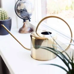 Kikkerland Vintage Gieter - Plantengieter Voor Binnen - Goud - 1,2L - Retro - Metaal 8 Kikkerland Vintage Gieter - Plantengieter Voor Binnen - Goud - 1,2L - Retro - Metaal -Tuinwinkel Voor Buitenartikelen 1200x1200 210