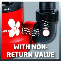 Einhell Dompelpomp GC-SP 3580 LL (350 W - 8000 L/h - 1 Mm Restwater - Traploos Instelbare Vlotterschakelaar - GeÃ¯ntegreerd Terugslagventiel - Draaghandvat - Kabelopwikkeling - Mechanische Afdichting) -Tuinwinkel Voor Buitenartikelen 1200x1200 257