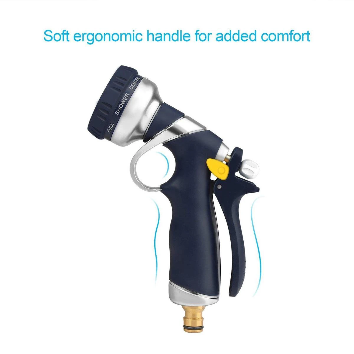 Voxon Sproeikop | Broespistool | Spuitpistool Voor Tuinslang | Metalen Constrcutie Met Soft-grip Handvat 4 Voxon Sproeikop | Broespistool | Spuitpistool Voor Tuinslang | Metalen Constrcutie Met Soft-grip Handvat - Afbeelding 4