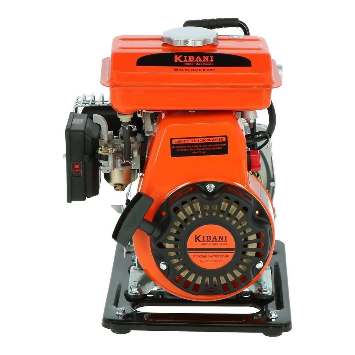 Kibani Waterpomp 8.000 Liter P/uur - 98 Cc / 1.5 PK 4-takt Benzine Motor - 4000 Toeren/Minuut - Doorstroming 8 M³ P/uur - Tuinpomp 3 Kibani Waterpomp 8.000 Liter P/uur - 98 Cc / 1.5 PK 4-takt Benzine Motor - 4000 Toeren/Minuut - Doorstroming 8 M³ P/uur - Tuinpomp - Afbeelding 3