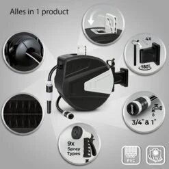 Sens Design Slanghaspel - Tuinslang Haspel - Automatisch - Zwart - 30m 13 Sens Design Slanghaspel - Tuinslang Haspel - Automatisch - Zwart - 30m -Tuinwinkel Voor Buitenartikelen 1200x1200 422