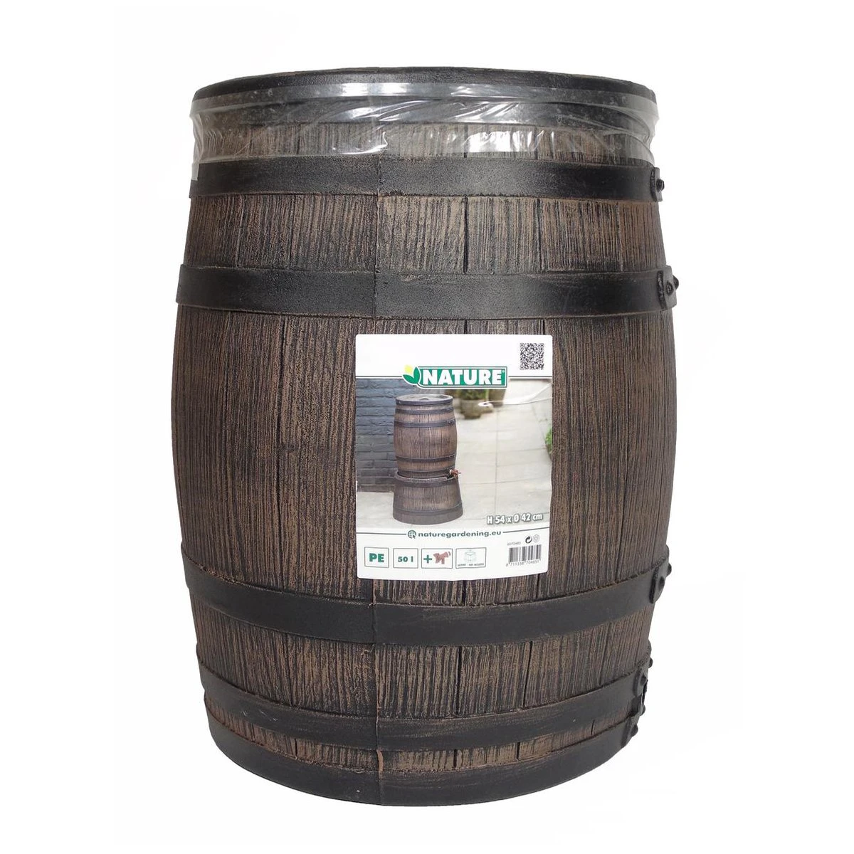 Nature - Regenton - Whiskyvat - 50L - H49,5 X Ø38cm 5 Nature - Regenton - Whiskyvat - 50L - H49,5 X Ø38cm - Afbeelding 5