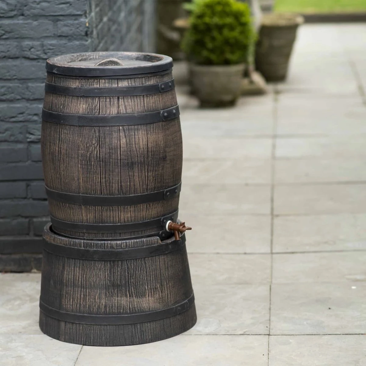 Nature - Regenton - Whiskyvat - 50L - H49,5 X Ø38cm 9 Nature - Regenton - Whiskyvat - 50L - H49,5 X Ø38cm - Afbeelding 9