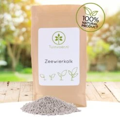 Zeewierkalk - Kalk Verbeterd De Bodemstructuur En Zorgt Voor Betere Opnamen Van Voedingsstoffen - 5kg - 100m² - 100% Organische Meststof Voor De Hele Tuin - Gazonmest - Gazon Kalk - Tuinmest - Tuinkalk Korrels - Hersluitbare Verpakking