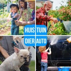 Strex Flexibele Tuinslang 15M Met Sproeikop - Uitrekbaar - Incl. Koppelingen, Ophanghaak & Opbergzak 14 Strex Flexibele Tuinslang 15M Met Sproeikop - Uitrekbaar - Incl. Koppelingen, Ophanghaak & Opbergzak -Tuinwinkel Voor Buitenartikelen 1200x1200 73