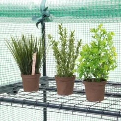 Relaxdays Kas Met Wielen - Tuinkas 3 Etages - Broeikas Kweekkas Tuin / Balkon 130 Cm Hoog - PE -Tuinwinkel Voor Buitenartikelen 1200x1200 860