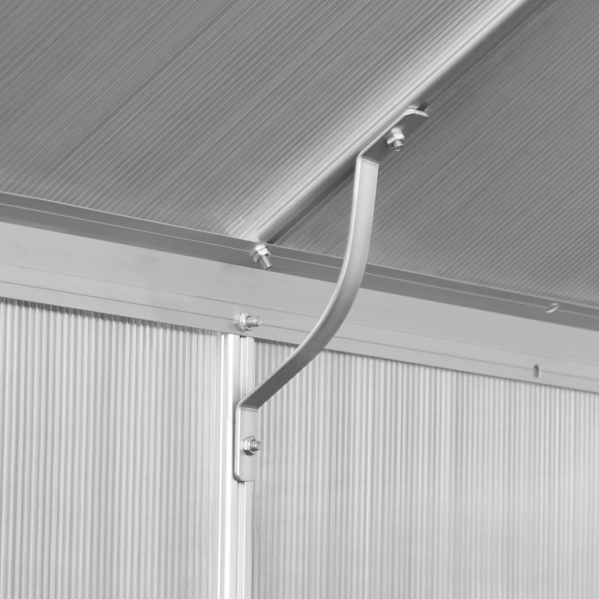 FUXTEC Tuinkas 5,9m² - Broeikas - Kweekkas - Hobbykas - Aluminium/holle Kamerplaat - FX-GWH159 17 FUXTEC Tuinkas 5,9m² - Broeikas - Kweekkas - Hobbykas - Aluminium/holle Kamerplaat - FX-GWH159 - Afbeelding 17