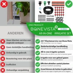 Bone Vista® 155 Stuks Water Druppelslang Irrigatiesysteem Tuin – Bewateringssysteem & Druppelsysteem 10 Bone Vista® 155 Stuks Water Druppelslang Irrigatiesysteem Tuin – Bewateringssysteem & Druppelsysteem -Tuinwinkel Voor Buitenartikelen 1200x1200 88
