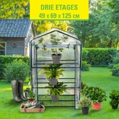 Kinzo Garden - Plastic Broeikas - 3 Verdiepingen - 69 X 49 X 125cm - Groen 12 Kinzo Garden - Plastic Broeikas - 3 Verdiepingen - 69 X 49 X 125cm - Groen -Tuinwinkel Voor Buitenartikelen 1200x1200 893