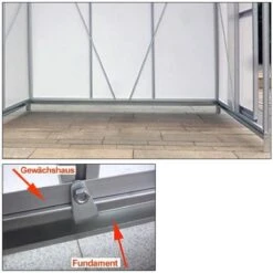 Gardebruk Aluminium Kas 4,75 M² - Fundament & Regengoot - 250x190cm -Tuinwinkel Voor Buitenartikelen 1200x1200 903