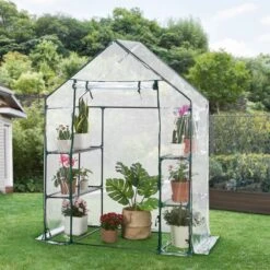 Broeikas / Tuinkas - 147 X 195 X 73 Cm - PVC Folie -Tuinwinkel Voor Buitenartikelen 1200x1200 926