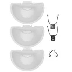 Elho Corsica Vertical Forest 24 - Bloempot Voor Balkonbuiten - Ø 26.7 X H 29.7 Cm - Wit/Wit -Tuinwinkel Voor Buitenartikelen 1200x1200 996