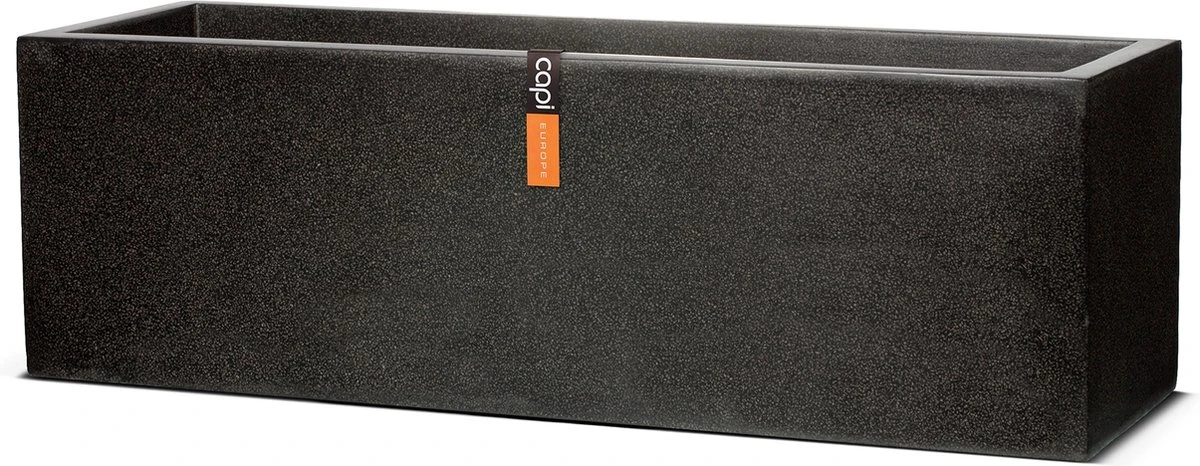 Capi Europe - Bloembak Rechthoek Laag 73x20x20 - Zwart - Bloempot Voor Buiten - FIT961 1 Capi Europe - Bloembak Rechthoek Laag 73x20x20 - Zwart - Bloempot Voor Buiten - FIT961