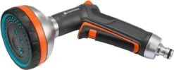 GARDENA - Comfort Broeskop - 5 Straalsoorten - Grijs -Tuinwinkel Voor Buitenartikelen 1200x482