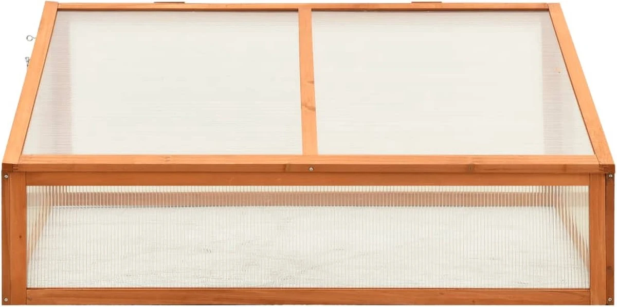 VidaXL Broeikas 100x65x40 Cm Vurenhout 6 VidaXL Broeikas 100x65x40 Cm Vurenhout - Afbeelding 6