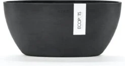 Ecopots | Sofia | Dark Grey | Binnenbloempot | 30 Cm | Ovaal