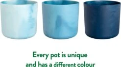 Elho The Ocean Collection Round 22cm - Bloempot Voor Binnen - 100% Gerecycled Materiaal - Gemaakt Met Zeeafval - Ø 22.3 X H 20.4 Cm - Atlantisch Blauw -Tuinwinkel Voor Buitenartikelen 1200x670 2