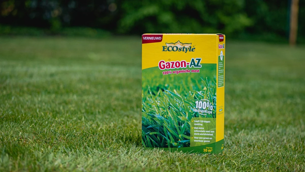 ECOstyle Gazon AZ Organische Gazonmest – Voor Diepgroen En Sterk Gazon – Geeft Tot 120 Dagen Voeding – Werkt Tegen Mos - 30 M² - 2 KG 3 ECOstyle Gazon AZ Organische Gazonmest – Voor Diepgroen En Sterk Gazon – Geeft Tot 120 Dagen Voeding – Werkt Tegen Mos - 30 M² - 2 KG - Afbeelding 3