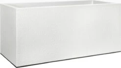 Elho Vivo Structure Finish Lang 90 - Plantenbak Voor Binnen & Buiten - Ø 88 X H 41 - Wit -Tuinwinkel Voor Buitenartikelen 1200x680 1