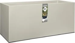 Elho Vivo Matt Finish Lang Wielen 90 - Grote Staande Plantenbak Voor Binnen & Buiten - Gemaakt Van Gereycled Plastic - L 39 X W 88 X H 41 Cm - Wit -Tuinwinkel Voor Buitenartikelen 1200x687 1