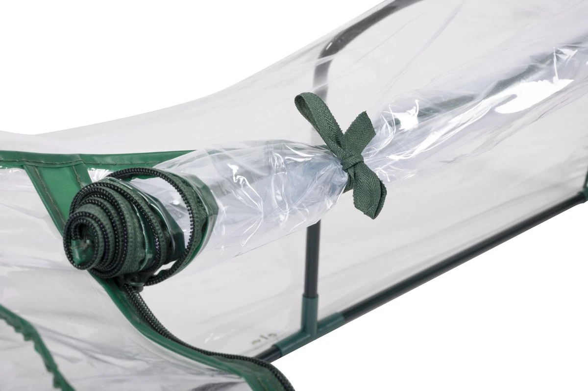 Kinzo Garden Broeikas - Tunnelkas - Met Rits - Staal - 130x60x50cm 4 Kinzo Garden Broeikas - Tunnelkas - Met Rits - Staal - 130x60x50cm - Afbeelding 4