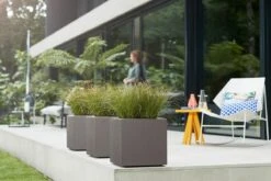 Elho Vivo Structure Finish Vierkant 40 - Plantenbak Voor Binnen & Buiten - Ø 39 X H 41 - Grijs/Warm Grijs 17 Elho Vivo Structure Finish Vierkant 40 - Plantenbak Voor Binnen & Buiten - Ø 39 X H 41 - Grijs/Warm Grijs -Tuinwinkel Voor Buitenartikelen 1200x800 130
