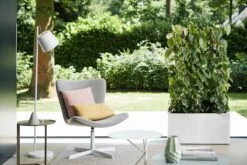 Elho Vivo Matt Finish Lang Wielen 90 - Grote Staande Plantenbak Voor Binnen & Buiten - Gemaakt Van Gereycled Plastic - L 39 X W 88 X H 41 Cm - Wit -Tuinwinkel Voor Buitenartikelen 1200x800 131