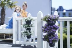 Elho Corsica Vertical Forest 24 - Bloempot Voor Balkonbuiten - Ø 26.7 X H 29.7 Cm - Zwart/Antraciet -Tuinwinkel Voor Buitenartikelen 1200x800 169