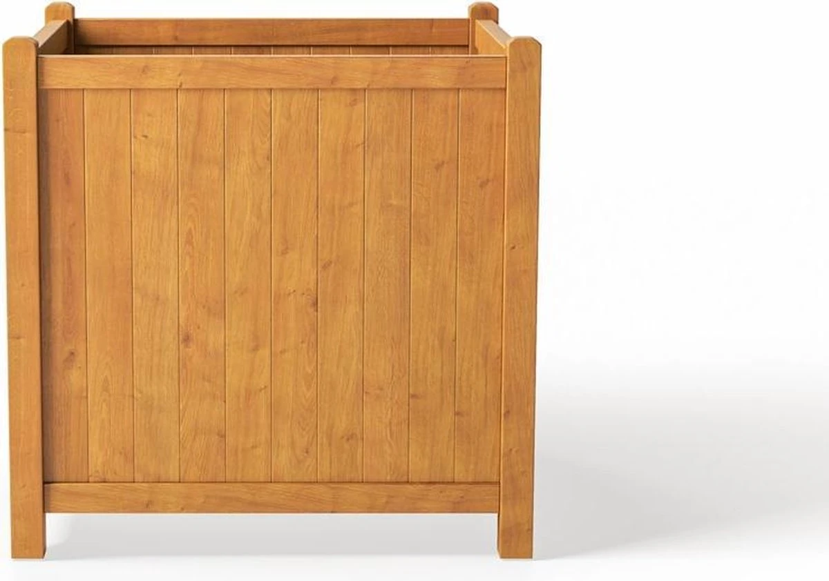 Houten Plantenbak Met Wieltjes 50x50 - Geolied Duurzaam FSC Acaciahout – Bloembak Buiten - Plantenbakken Buiten - Perfecthomeshop 1 Houten Plantenbak Met Wieltjes 50x50 - Geolied Duurzaam FSC Acaciahout – Bloembak Buiten - Plantenbakken Buiten - Perfecthomeshop