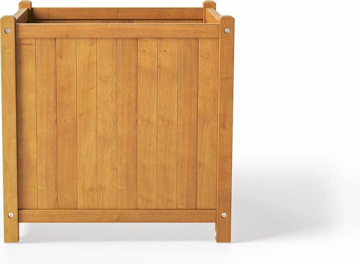 Houten Plantenbak Met Wieltjes 50x50 - Geolied Duurzaam FSC Acaciahout – Bloembak Buiten - Plantenbakken Buiten - Perfecthomeshop 11 Houten Plantenbak Met Wieltjes 50x50 - Geolied Duurzaam FSC Acaciahout – Bloembak Buiten - Plantenbakken Buiten - Perfecthomeshop - Afbeelding 11