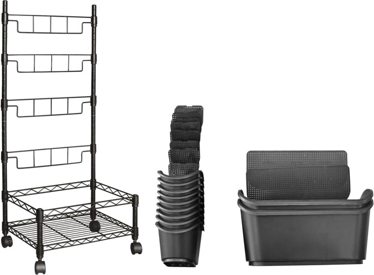 Nature - Mobiel Verticaal Tuinieren - H97 X 44 X 32,5cm - Complete Set 2 Nature - Mobiel Verticaal Tuinieren - H97 X 44 X 32,5cm - Complete Set - Afbeelding 2