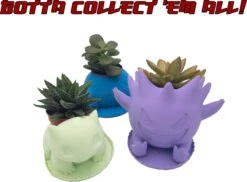 Azhora Pokémon Gengar Bloempot - Inclusief Opvangschaal - Lichtpaars -Tuinwinkel Voor Buitenartikelen 1200x883 1
