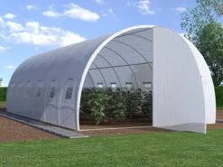 Merkloos Tunnelkas Met Structuur Van Gegalvaniseerd Staal En Deur 18 M² - L600 X B300 X H200 Cm - ALOCASIA L 300 Cm X H 200 Cm X D 600 Cm 5 Merkloos Tunnelkas Met Structuur Van Gegalvaniseerd Staal En Deur 18 M² - L600 X B300 X H200 Cm - ALOCASIA L 300 Cm X H 200 Cm X D 600 Cm -Tuinwinkel Voor Buitenartikelen 1200x900 24