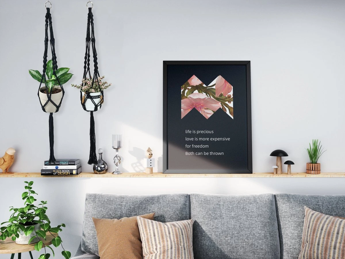 4 Stuks Zwarte Macrame Plantenhangers - Boho Handgeweven Katoen Hangpot Voor Binnen/Buiten - Hangende Bloempot Met Kralen - Macramé Touw/Koord Hangplant Houder - Bohemian Wandhanger Decoratie - Plant Hanger - Verticale Tuin Bloempothouder Planthanger 2 4 Stuks Zwarte Macrame Plantenhangers - Boho Handgeweven Katoen Hangpot Voor Binnen/Buiten - Hangende Bloempot Met Kralen - Macramé Touw/Koord Hangplant Houder - Bohemian Wandhanger Decoratie - Plant Hanger - Verticale Tuin Bloempothouder Planthanger - Afbeelding 2