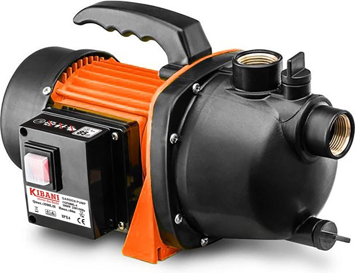 Kibani Tuinpomp 3500 Liter P/uur - Waterpomp 1 Kibani Tuinpomp 3500 Liter P/uur - Waterpomp